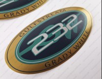 Grady White 232 Gulfstream Decals Set of 2 x 5"